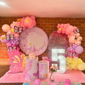 DECORACION MARIPOSAS ROSADAS